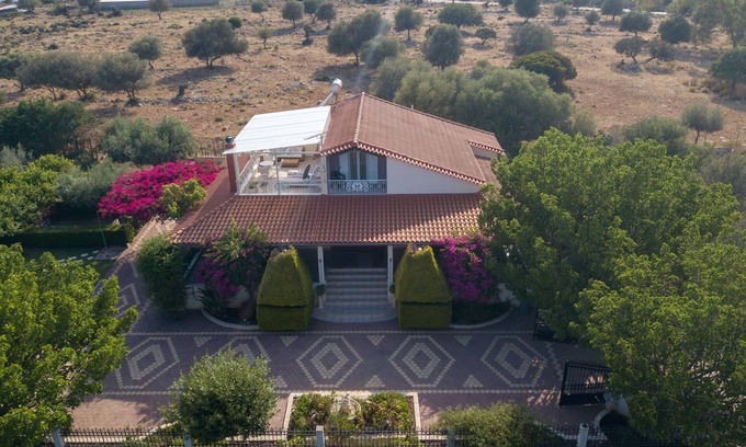 Nafplio Villa | Spacious Villa with heated pool that becomes indoor