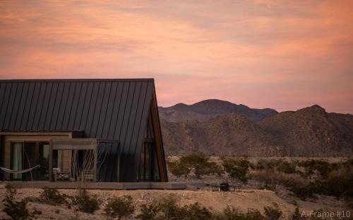 Study Butte-Terlingua House | Stardust Big Bend Luxury A-Frame#10 with a fab view