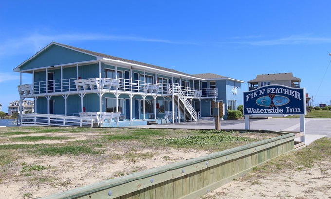 Nags Head Apartment | Starfish Suite at Fin & Feather 2BR Condo with Sound Views + Close to Beach
