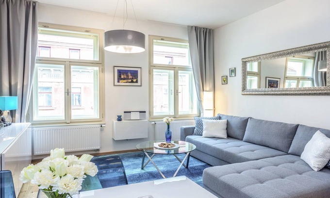 Prague 3 Apartment | Stay in a Sleek Flat near TV Tower