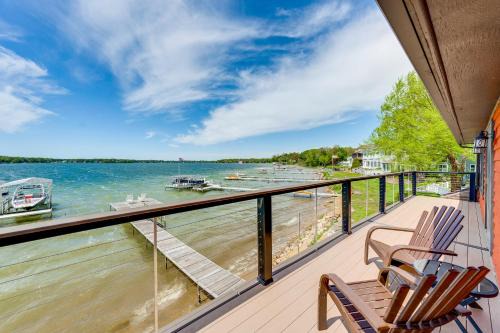 Powers Lake House | Steps to Powers Lake Wisconsin Family Home