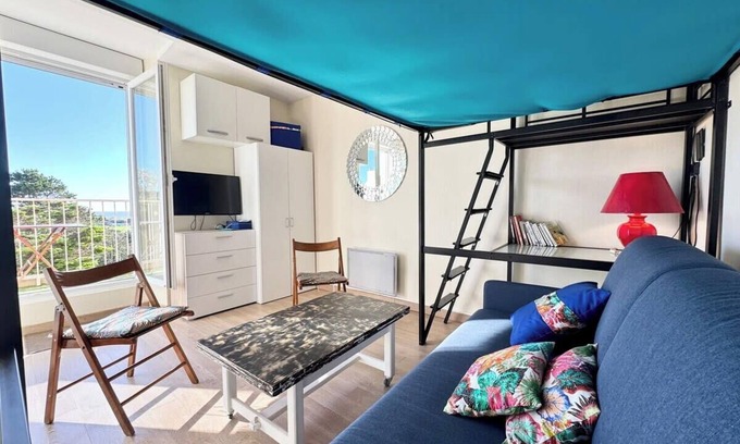 Guidel-Plages Apartment | Studio - 100m de l’océan - Vue exceptionnelle 180°