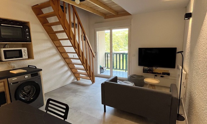 Hotonnes Apartment | Studio 35m2 with mezzanine, Plans d'Hotonnes, Haut Valromey