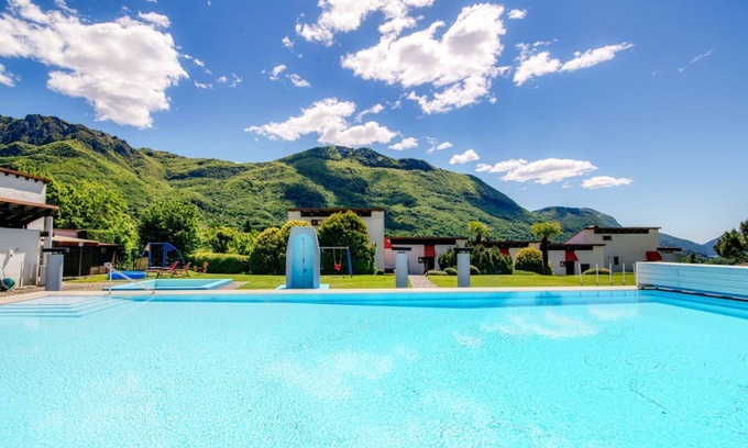 Capriasca Apartment | Studio apartment with shared pool (SUREGGIO VILLAGE)