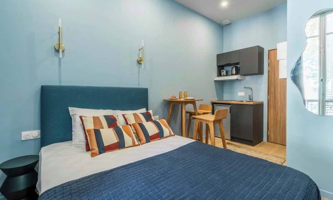 Quartier de la Plaine-de-Monceaux Apartment | Studio climatisé & confortable - côté Batignolles