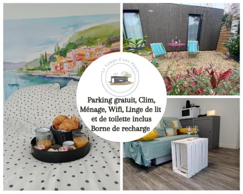 Montmerle-sur-Saone House | Studio de Jardin "Le Temps d une Pause" jusqu'à 4 personnes en face du Beaujolais - Climatisation et Borne recharge véhicule électrique