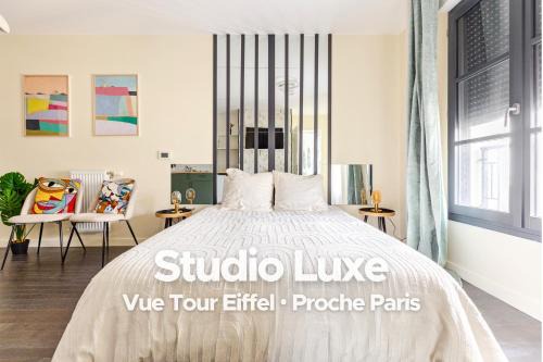 Clamart Apartment | Studio Luxe - Vue Tour Eiffel - Proche Paris & Versailles