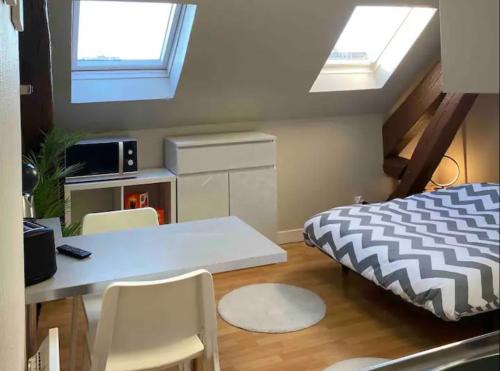 Faubourg North Apartment | Studio rénové gare Dijon