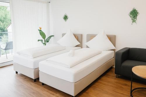 Langenau Apartment | Studioappartment mit Balkon