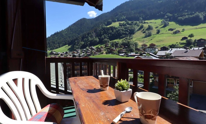 Areches Apartment | Stunning 6-Person Duplex - Ski, Summer Fun, WiFi, Garage, Pool