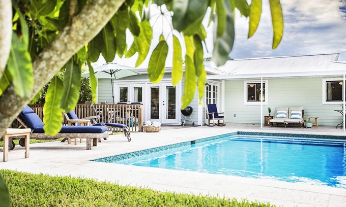 Bonita Springs House | Stunning Beach Cottage with private pool! 2 miles to Beach!