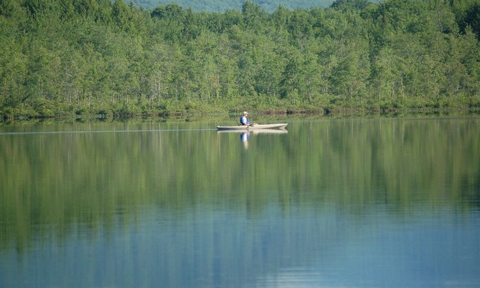 Center Lovell Cabin | Stunning Lake and Mountain Views on Tranquil Farrington Pond