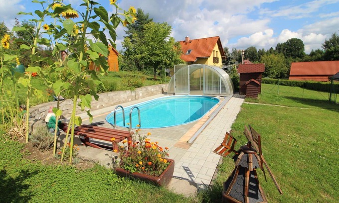 Zasada House | Stunning private villa for 5 guests with WIFI, pool, TV, terrace and parking