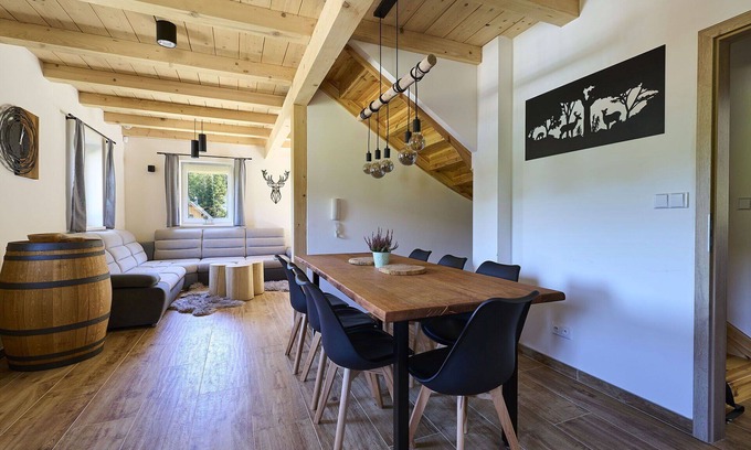 Smrzovka House | Stunning private villa for 6 people with WIFI, TV, terrace and parking