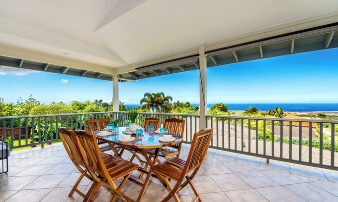 Kona Palisades House | STVR Home - Kona’s Cozy Retreat - 4Bd/3Bath/Sleep 12/Pool with AC