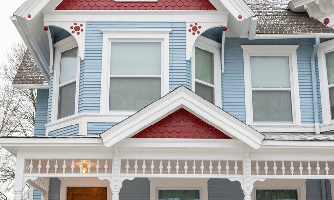 Oconomowoc Apartment | Stylish Historic Upper Steps from Downtown, Shops + Holiday Festivities