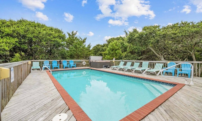 Buxton House | SUMMER SAVINGS - Oceanview Dog Friendly Home with Pool, Hot Tub, and Game Room