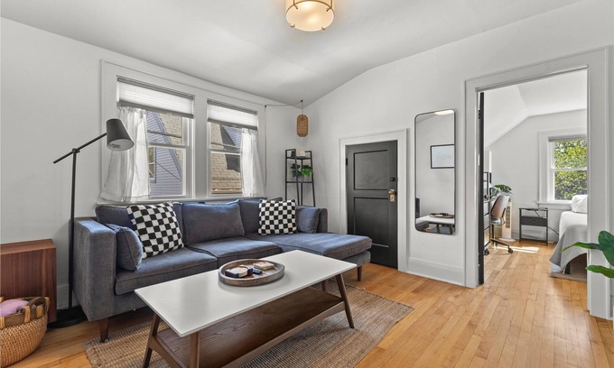 Wauwatosa Apartment | Sunlit 2BR Upper Retreat