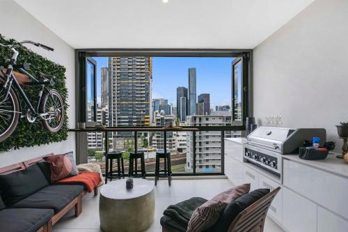 South Brisbane Apartment | Sunny 1b in heart of South Bris