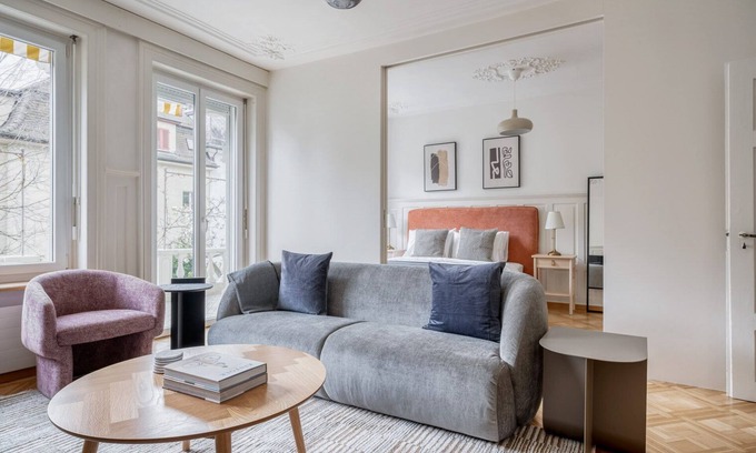 District 6 Apartment | Sunny Unterstrass 1BR w/Storage, 10 min to market, by Blueground