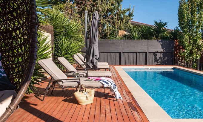 Rosebud House | Sunrise Oasis | Luxe Pool, Spa & Cinema
