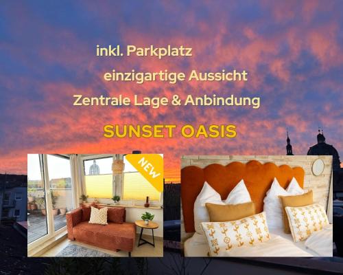 Altstadt Apartment | Sunset Oasis, Dachterrasse mit Ausblick, Tiefgarage, Nähe Bahnhof, WLAN