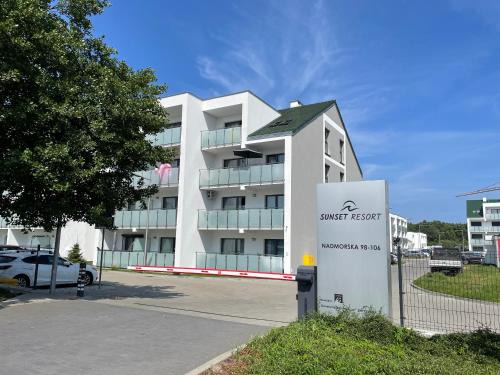 Grzybowo Apartment | Sunset Resort, Apartament 51 typu Deluxe z 2 sypialniami i balkonem