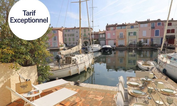 Port Grimaud House | Superb air-conditioned house for 4 people with mooring 12m and Wifi