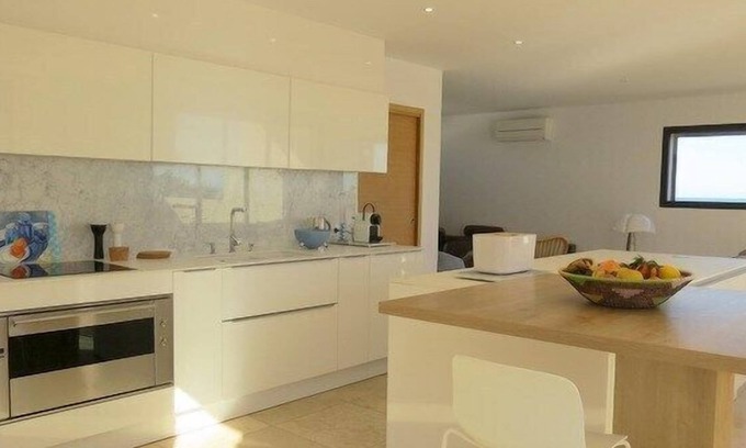 Le Barcares House | Superb luxury villa private heated pool facing sea 8ERTAR7