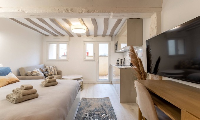 Rouen City Centre Apartment | Superbe Suite Avec Terrasse à Rouen Hyper Centre - La Cavalerie