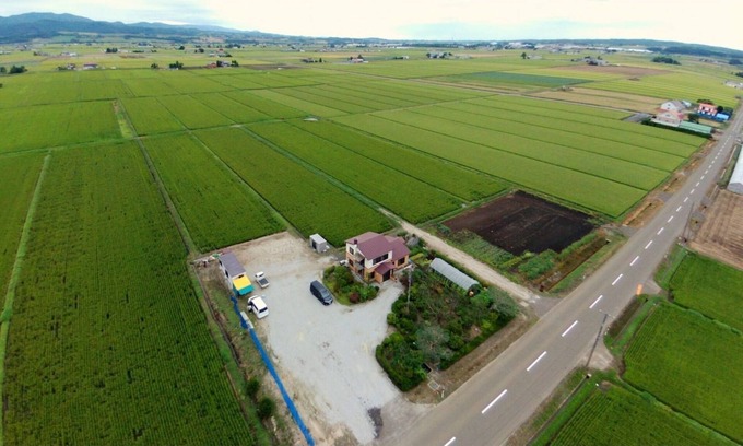 Sorachi-gun House | Surrounded by rice fields a whole house for priva/Sorachi-gun Hokkaidō