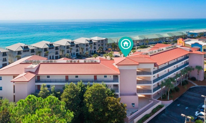 Frangista Beach Condo | Sweet Retreat @ Emerald Waters | 2BR Beach Condo | Pool | Steps to Sand | Free Fun Pass!