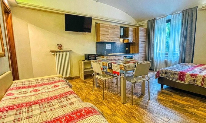 Bardonecchia Apartment | Tabor - STUDIO sleeps 4