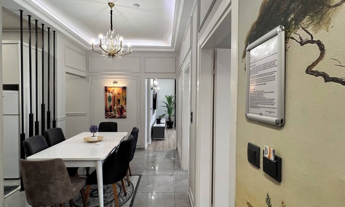Harbiye Apartment | Taksim Square Luxury 4BR Next to Hotels Full A/C