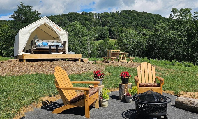Wayside RV Rental | Tentrr Signature Site - Wolf Creek Overlook at Nightfall Ridge