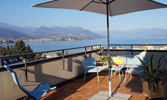 Stresa Apartment | Terrace Lake View apt. in Stresa with lake view