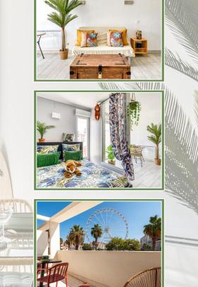Cap d'Agde Apartment | Terrasse Vue Centre-Port Wi-Fi Clim - ménage, linge inclus