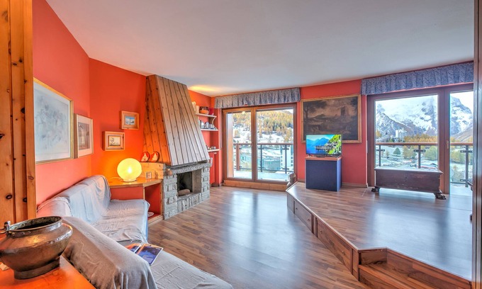 Sestriere Apartment | Terrazza Dei Principi Few Steps From Ski, Sestriere, Italy