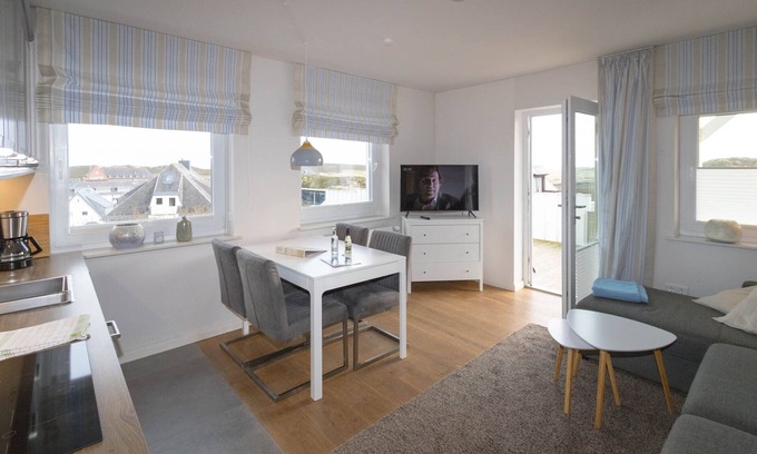 Hornum Apartment | The apartment Strandgut is located in the house Atair.