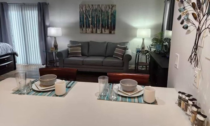 Huntsville Apartment | The Bell Lux Stes "Gated" Centrally Located ,Cozy in beautiful H'ville Gym, WiFi