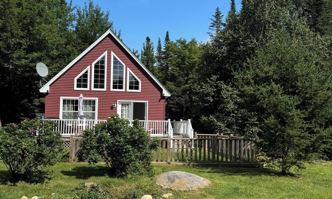 Rangeley House | The perfect basecamp haven begins with location. Secluded 3 bedroom 2 bath.