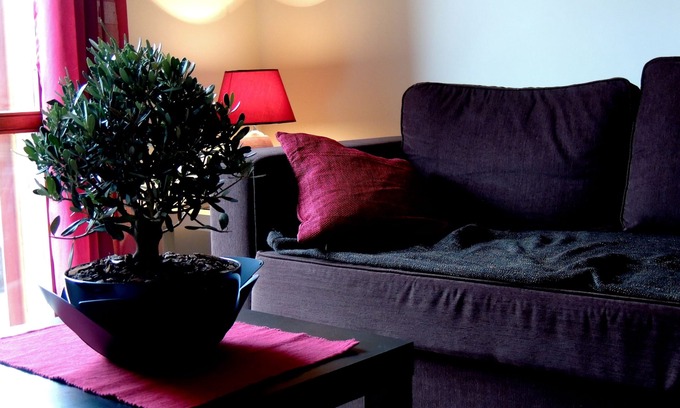 Zafferana Etnea Apartment | "The Red and the Black" Apartment on the main street of Zafferana