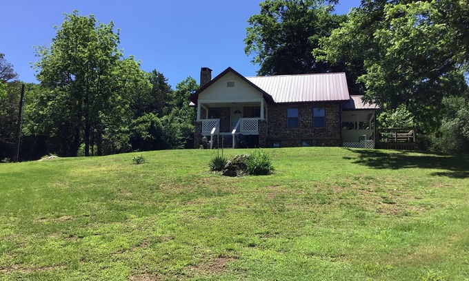 Parthenon House | The Rock House on 100 Acres with River Access