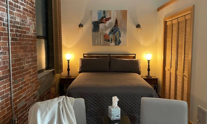 Pawtucket Apartment | The Rustic Red Studio Loft in Historic Pawtucket RI