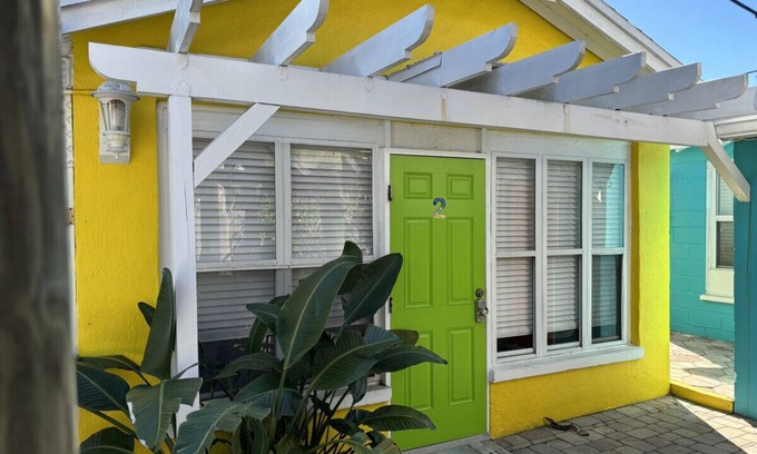 Indian Rocks Beach Cottage | The Seaside Cottages are located just across the street from Indian Rocks Beach!