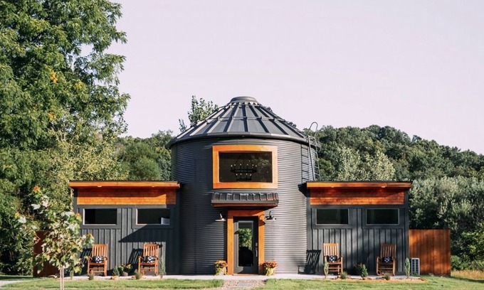 New Plymouth Cottage | The Silo Cottage *Hocking Hills 1st Grain bin/Silo Rental*