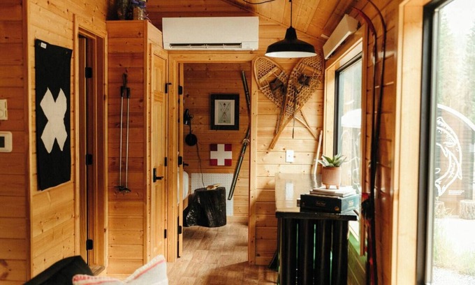 Lakeside Apartment | The SKI HAUS: A Montana Tiny Cabin Forest Retreat
