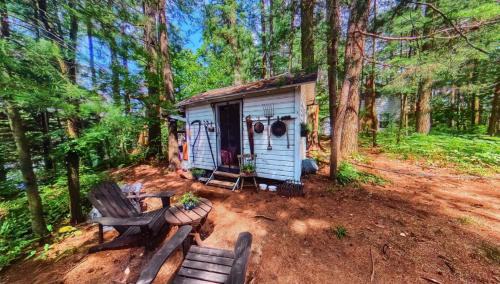 Brantingham Ski Chalet | The Stabbin Cabin on Grant Island, Brantingham Lake - HotTub, Boat, Pet Friendly
