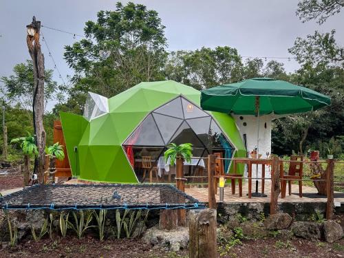 Puerto Ayora Cabin | The Tortoise Dome Lodge
