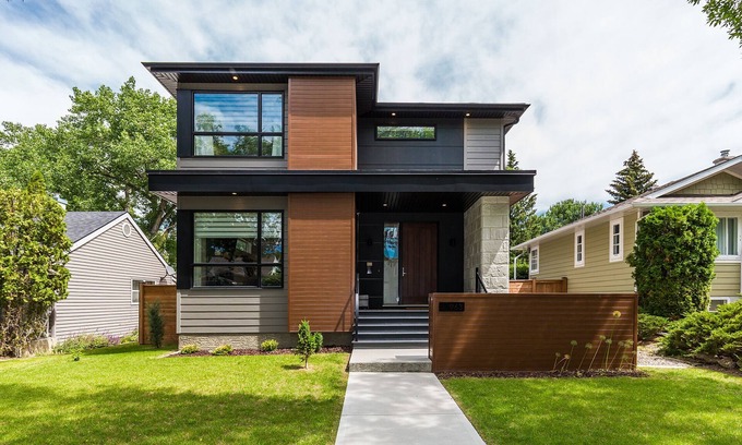 South Lethbridge House | Theatre - Fire Table - High End Executive Home